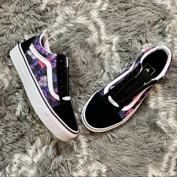 Vans Old Skool Floral Shoe - Picture 12 of 12
